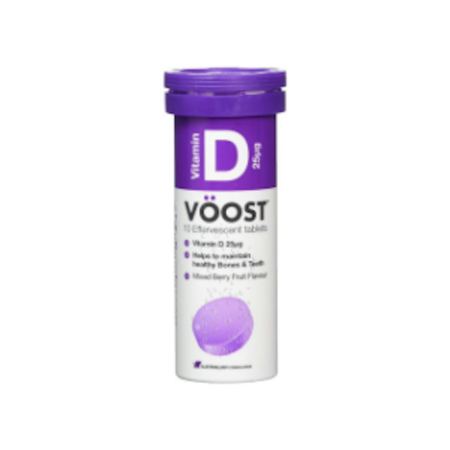 VOOST Vitamin D Effervescent Supplement Tablets